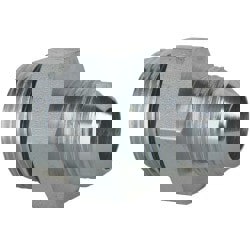 Steel Flared Tube Straight Thread Connector: 3/4